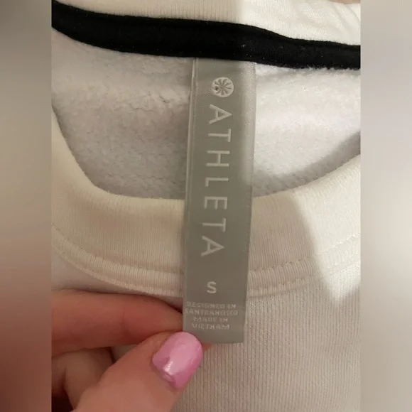 Black and White Athleta Crew - Picture 2 of 7